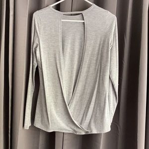 Open back athletic top